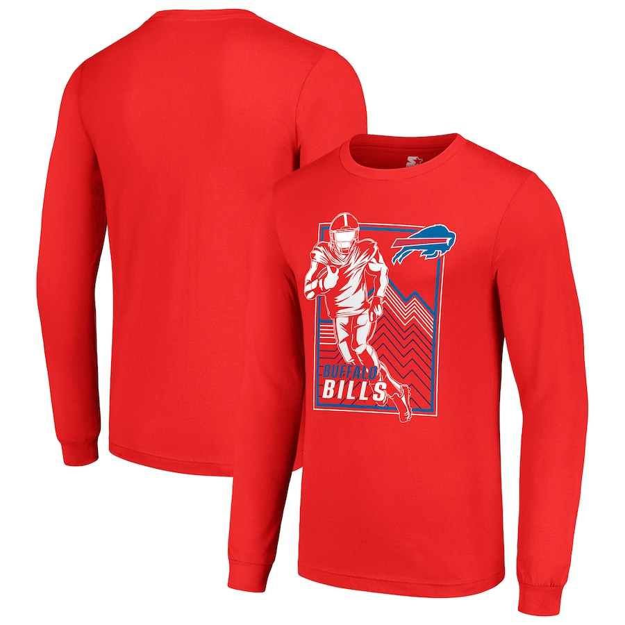 Men Detroit Lions red 2024 NFL Long sleeve T Shirts->nfl t-shirts->Sports Accessory